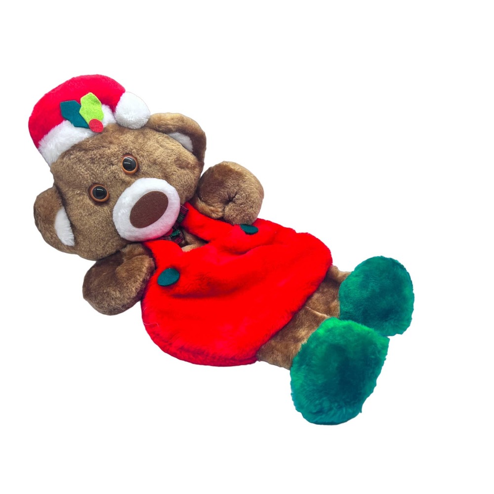 North American Bear Christmas Plush Toy Stocking